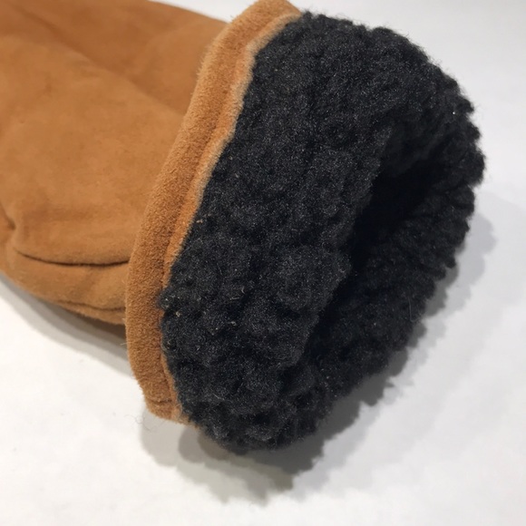 Deersuede ladies mittens - Picture 3 of 3